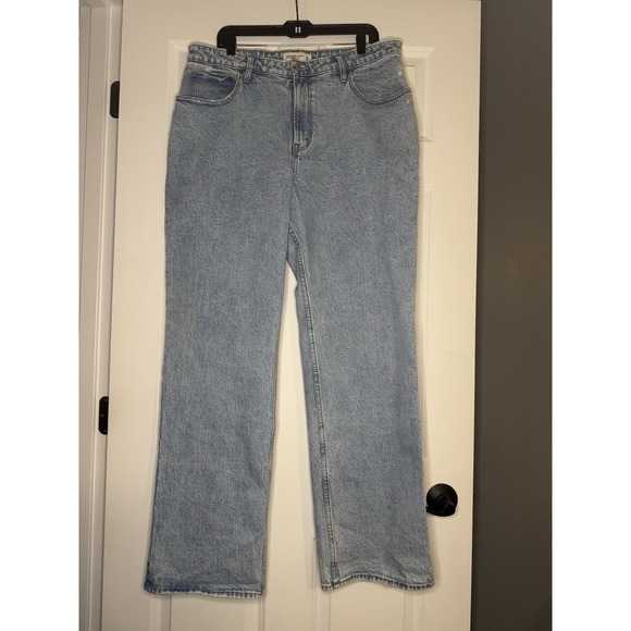 Abercrombie & Fitch Denim - Abercrombie And Fitch The 90's Relaxed Jean High Rise Curve Love 33/16L Light W